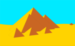 Free Stock Photo: Illustration of the Pyramids in Egypt
