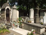 Free Stock Photo: Graves at Pere-Lachaise cemetary