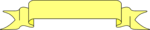 Free Stock Photo: Illustration of a blank yellow banner