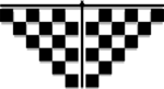 Free Stock Photo: Illustration of an abstract design of black squares