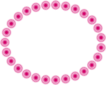 Free Stock Photo: Illustration of a blank frame border of red star shapes