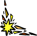 Free Stock Photo: Illustration of a lower left frame corner with a star