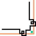 Free Stock Photo: Illustration of a lower right frame corner