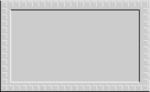 Free Stock Photo: Illustration of a 3d gray blank frame border