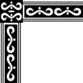 Free Stock Photo: Illustration of an upper left frame corner