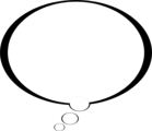 Free Stock Photo: Illustration of a blank cartoon bubble