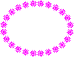 Free Stock Photo: Illustration of a blank frame border with purple star shapes