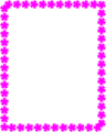 Free Stock Photo: Illustration of a blank frame border of purple star shapes