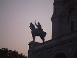 Free Stock Photo: Statue of man on horse