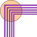 Free Stock Photo: Illustration of an upper left frame corner