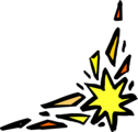 Free Stock Photo: Illustration of a lower right frame corner with a yellow star