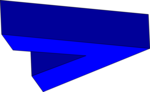 Free Stock Photo: Illustration of a 3d right facing blue arrow
