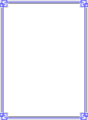 Free Stock Photo: Illustration of a blank blue frame border
