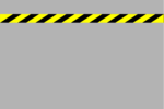 Free Stock Photo: Illustration of a construction stripe on a gray background