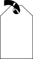 Free Stock Photo: Illustration of a blank sales tag