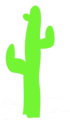 Free Stock Photo: Illustration of a green cactus