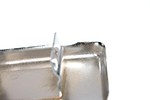 Free Stock Photo: An isolated piece of chrome