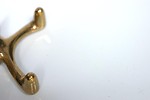 Free Stock Photo: A metal hook isolated on a white background