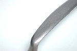 Free Stock Photo: A metal handle isolated on a white background