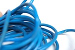 Free Stock Photo: Close-up of blue plastic rope