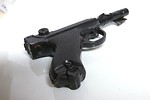 Free Stock Photo: A toy gun isolated on a white background
