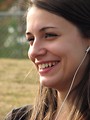Free Stock Photo: Teenage girl listening to music