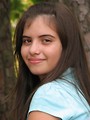 Free Stock Photo: A beautiful latina teen girl posing outdoors