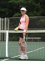 Free Stock Photo: A beautiful teen latina girl posing with tennis gear