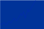 Free Stock Photo: Illustration of a blue graph on a blue background