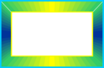 Free Stock Photo: Illustration of a 3d colorful frame border