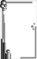 Free Stock Photo: Illustration of a blank frame border with bubbles