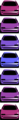 Free Stock Photo: Illustration of cars of different colors
