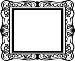 Free Stock Photo: Illustration of a blank picture frame