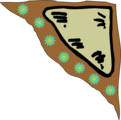 Free Stock Photo: Illustration of an upper right frame corner