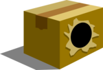 Free Stock Photo: Illustration of a box with a hole in it