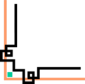 Free Stock Photo: Illustration of a lower left frame corner