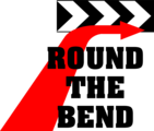 Free Stock Photo: Illustration of round the bend direction sign