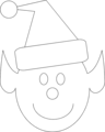Free Stock Photo: Illustration of a Christmas elf face