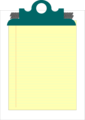 Free Stock Photo: Illustration of a blank clipboard