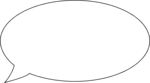 Free Stock Photo: Illustration of a blank cartoon bubble