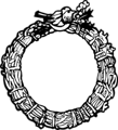 Free Stock Photo: Illustration of a blank holiday wreath