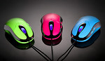 Free Stock Photo: Bright colored computer mice