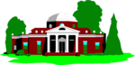 Free Stock Photo: Illustration of Monticello in Virginia.