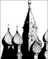 Free Stock Photo: Illustration of St Basils Cathedral in Moscow, Russia