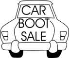 Free Stock Photo: Illustration of a car with sales text.