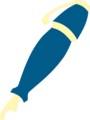 Free Stock Photo: Illustration of a blue pen