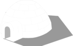 Free Stock Photo: Illustration of an igloo