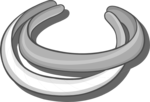 Free Stock Photo: Illustration of a pair of hair headbands