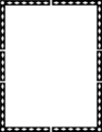 Free Stock Photo: Illustration of a blank black frame border