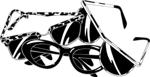 Free Stock Photo: Illustration of sunglasses